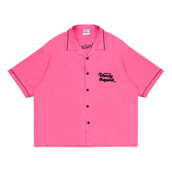 Virgina Beach Bowling Shirt 'Pink'