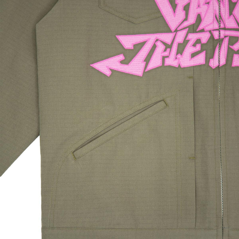 Graffiti Rip Stop Jacket 'Khaki'