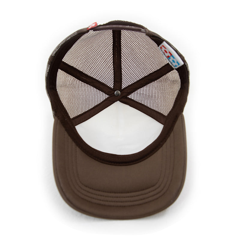 Burgershop Trucker Cap 'Dark Brown'