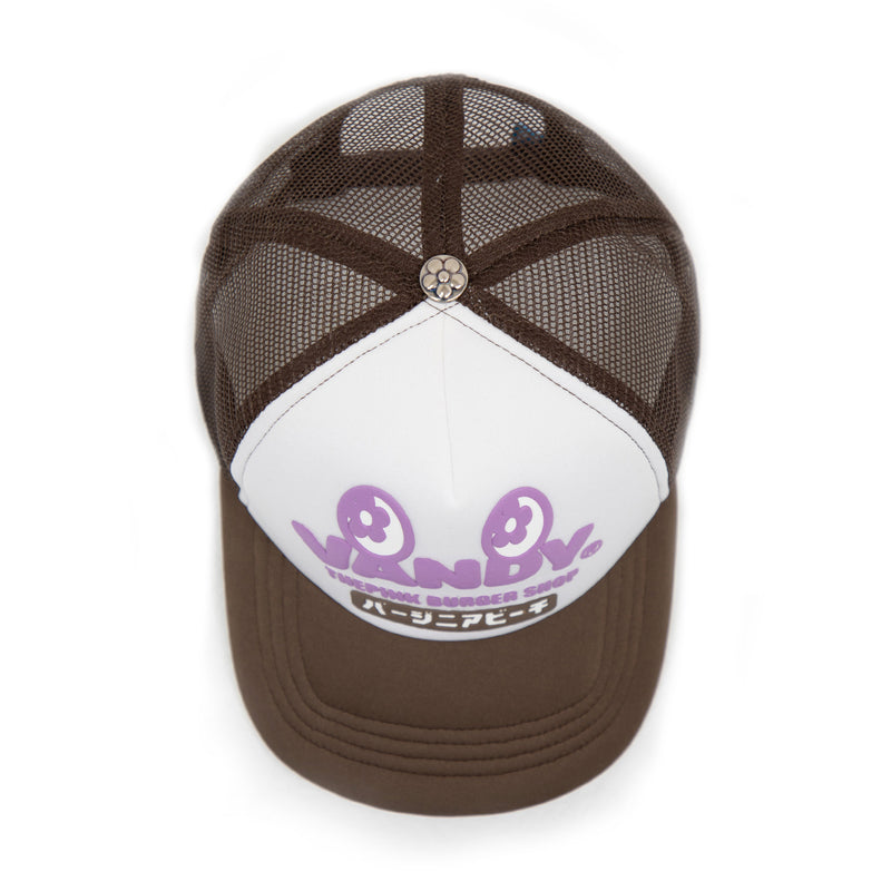 Burgershop Trucker Cap 'Dark Brown'