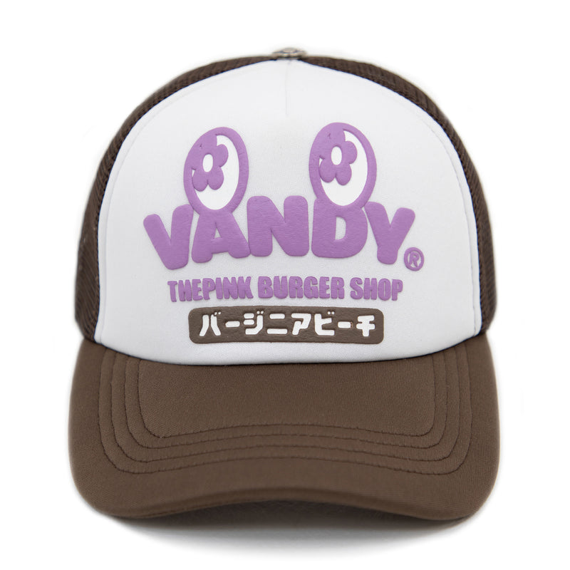 Burgershop Trucker Cap 'Dark Brown'
