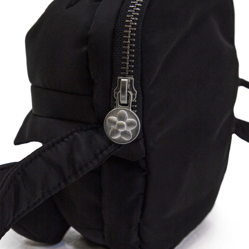 Nylon Plush Bag 'Black'