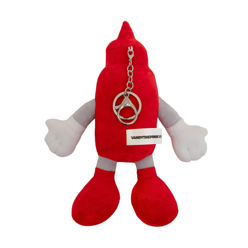 Ketchup Plushy Keychain 'Red'