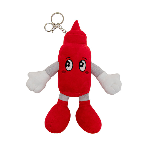 Ketchup Plushy Keychain 'Red'