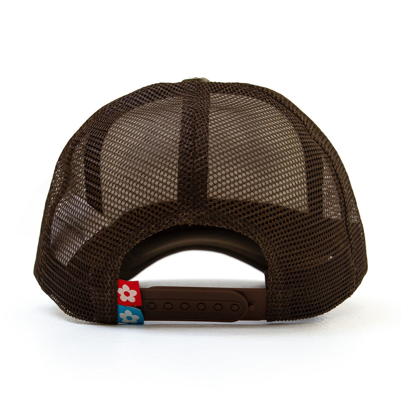 Eye Logo Trucker Cap 'Brown'