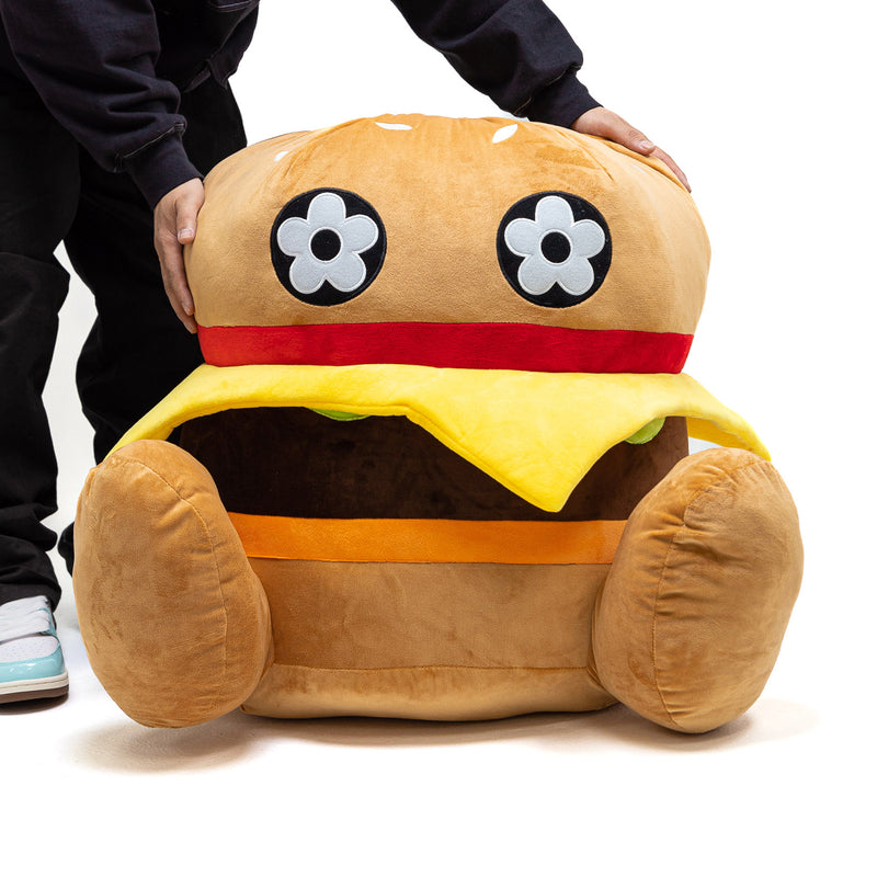 Giant Burger Plush Toy 'Multi'