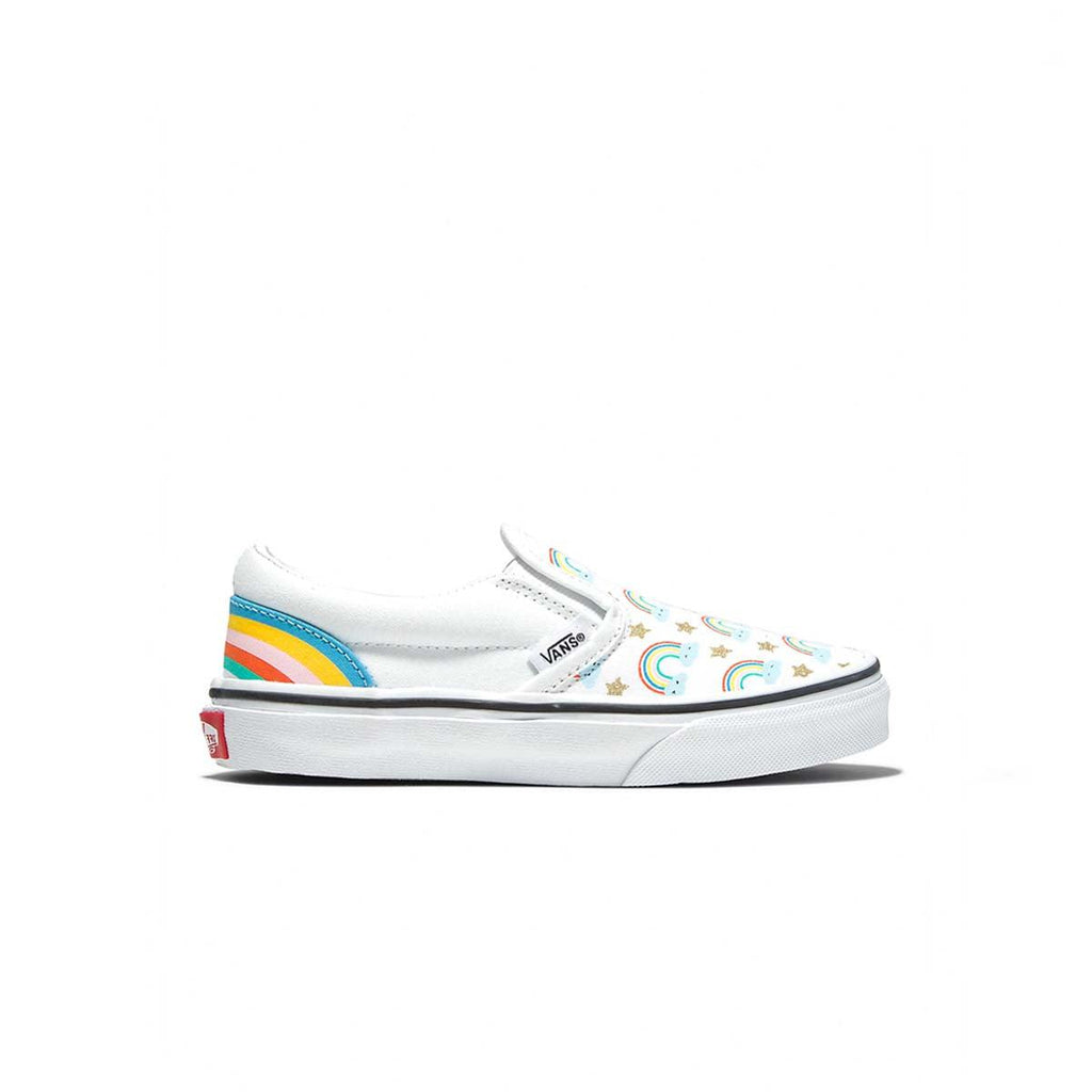 Vans Kid s Classic Slip On Rad Rainbow Limited Edt