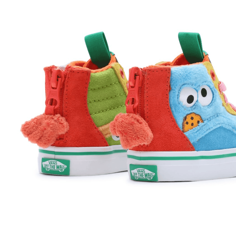 Vans Sesame Street Toddler s SK8 Hi Zip Multi Limited Edt