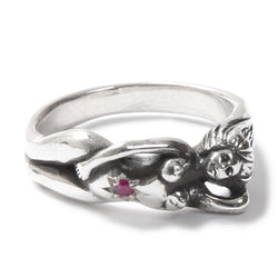 Nude Ring 'Silver Ruby' – Limited Edt