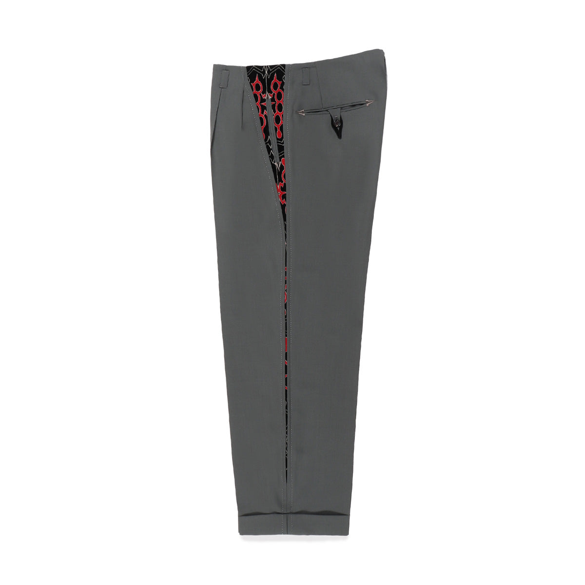 + Wolf's Head Rockabilly Pants 'Grey Black'