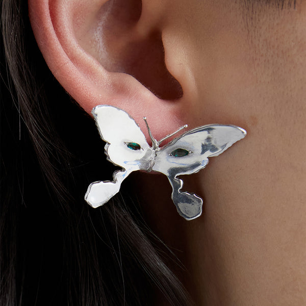 + Underground Sundae Butterfly Earring 'Silver'