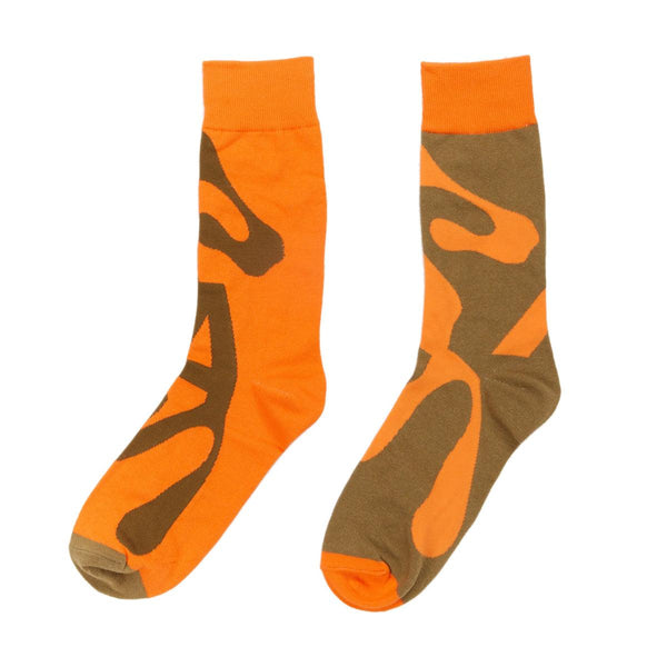 Lagoon Dress Socks 'Safety Orange'