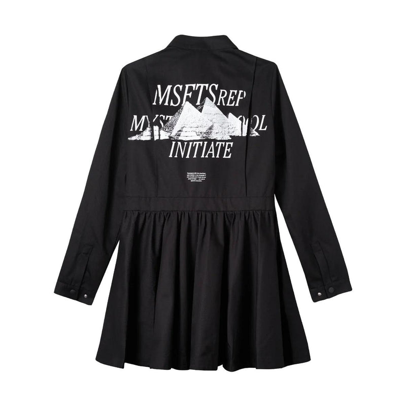 Mystery School Initiate Giza Workwear Dress Femme 'Black'