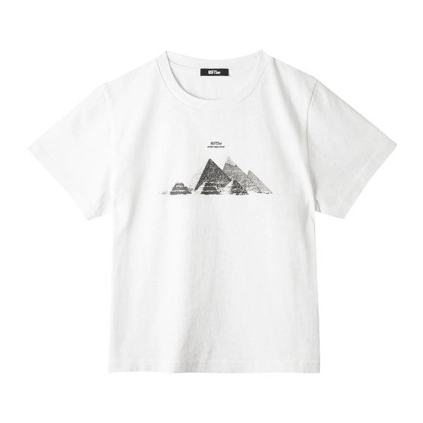 Mystery School Initiate Giza Baby Tee 'White'