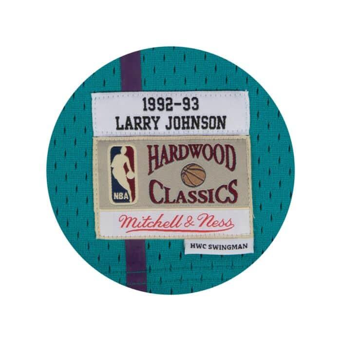 NBA Hardwood Classics Swingman Jersey Charlotte Hornets Larry Johnson 1992-93