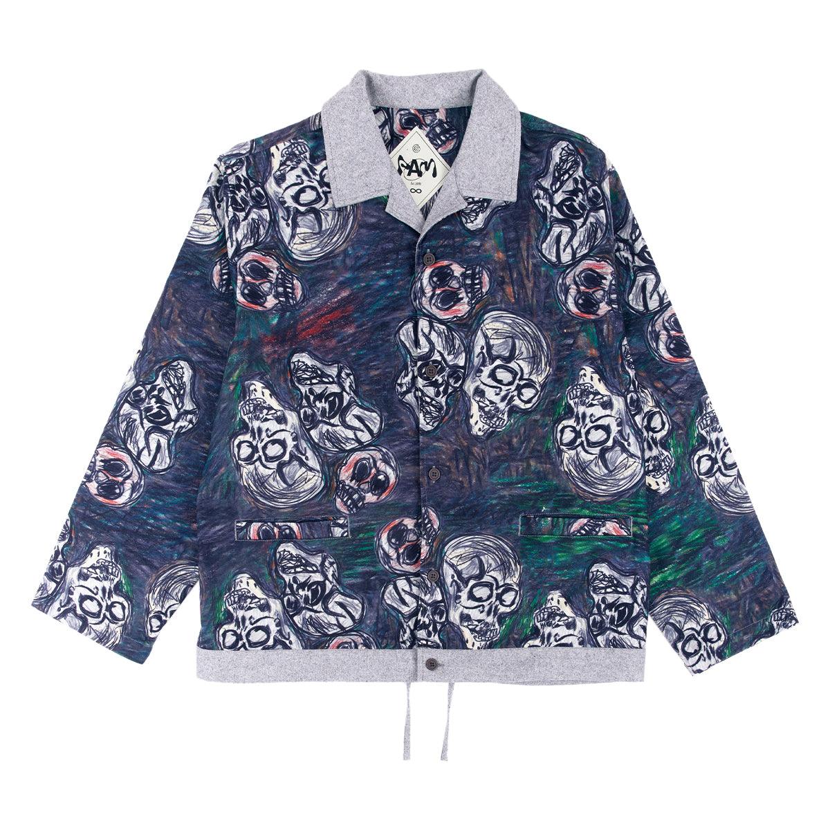 Skulls Flannel Shirt 'Skull'
