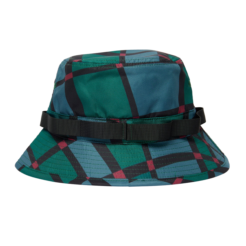Squared Waves Patterned Safari Hat 'Multi'