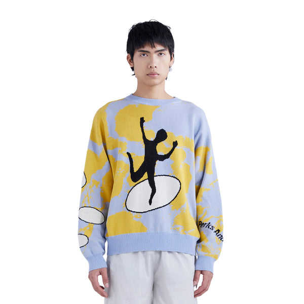 Oil and Water Jumpman Crewneck Knit 'Dusty Blue'