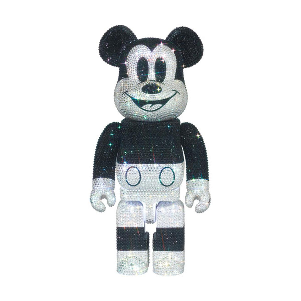 Medicom Toy + Mickey Mouse Be@rbrick 400% 'Swarovski Crystals