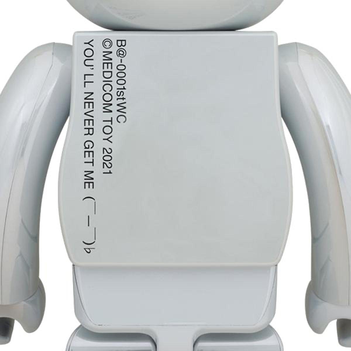 Be@rbrick 1000% '1st Model White Chrome'