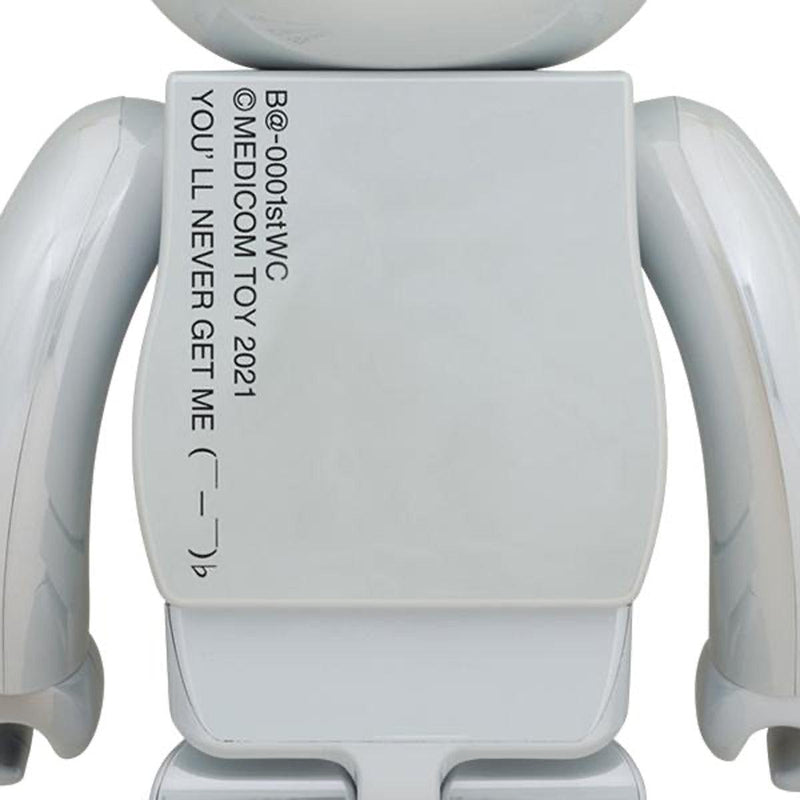 Medicom Toy Be@rbrick 1000% '1st Model White Chrome' – Limited Edt