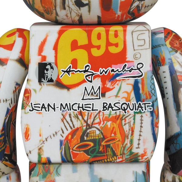 + Andy Warhol + Jean-Michel Basquiat Be@rbrick 400% '#4'