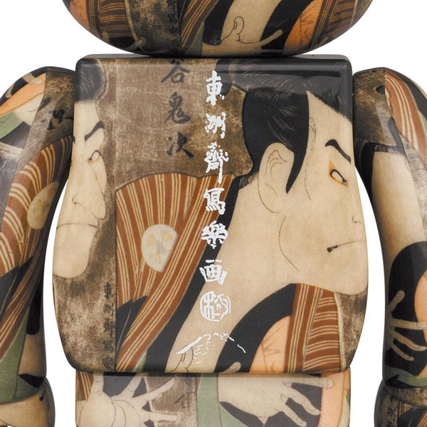+ Toshusai Sharaku Be@rbrick 100% + 400% 'Kabuki Actor Ōtani Oniji III as Yakko Edobei'