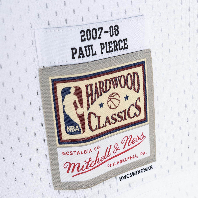 Women's Mitchell & Ness Paul Pierce White Boston Celtics 2007-08