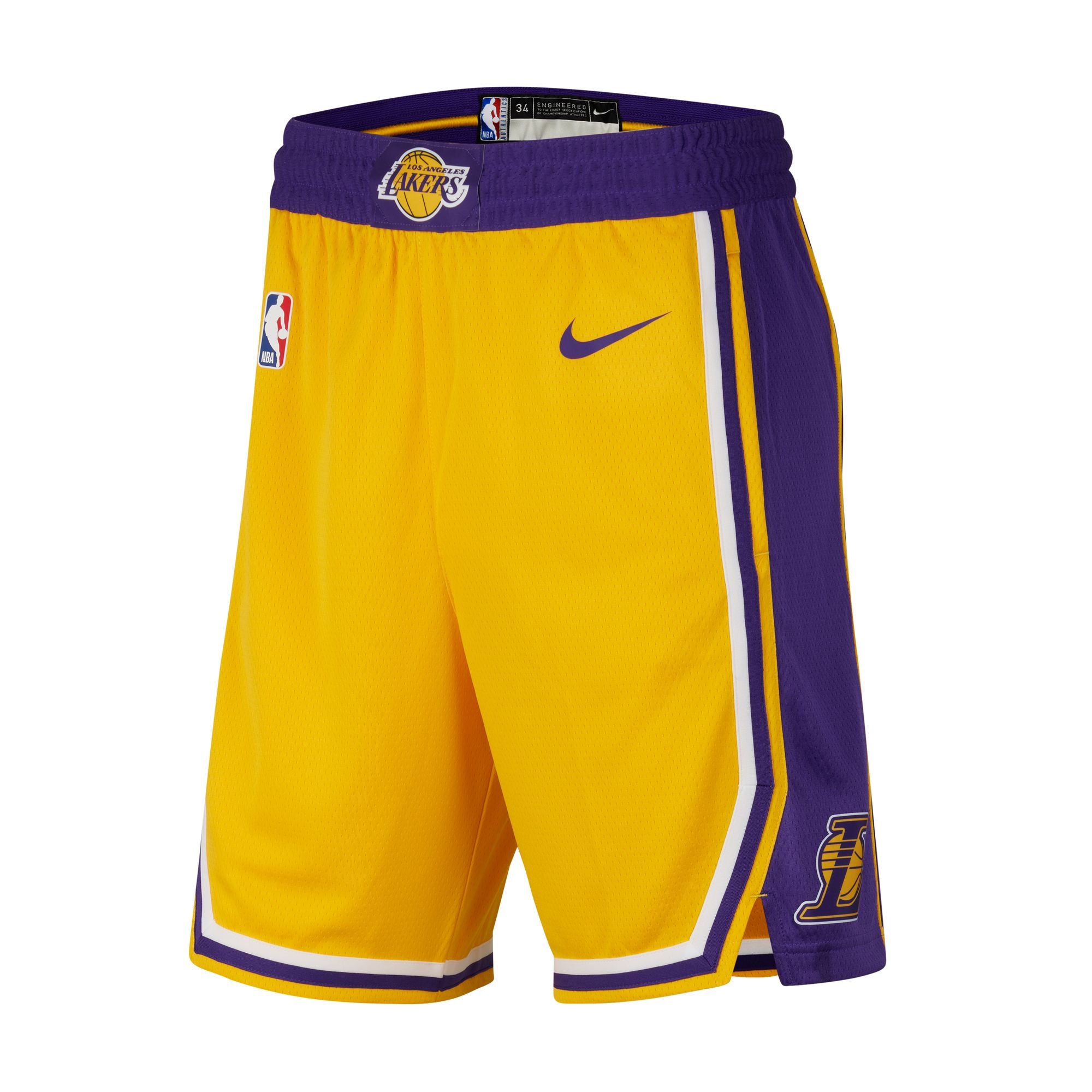 NBA Swingman Shorts Los Angeles Lakers Icon Edition
