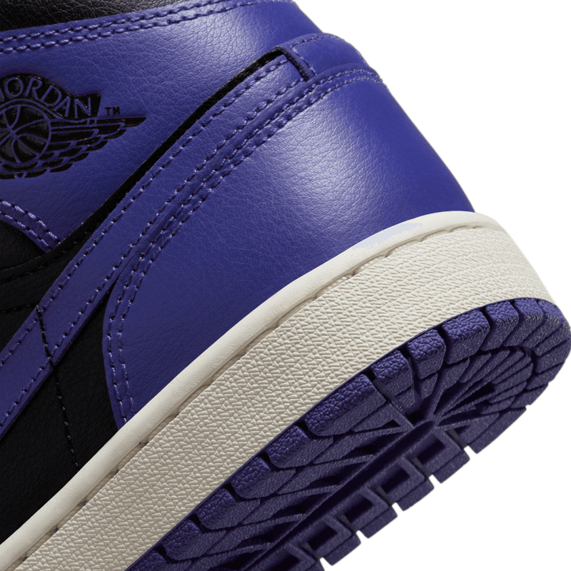 Air jordan 1 mid purple black shop