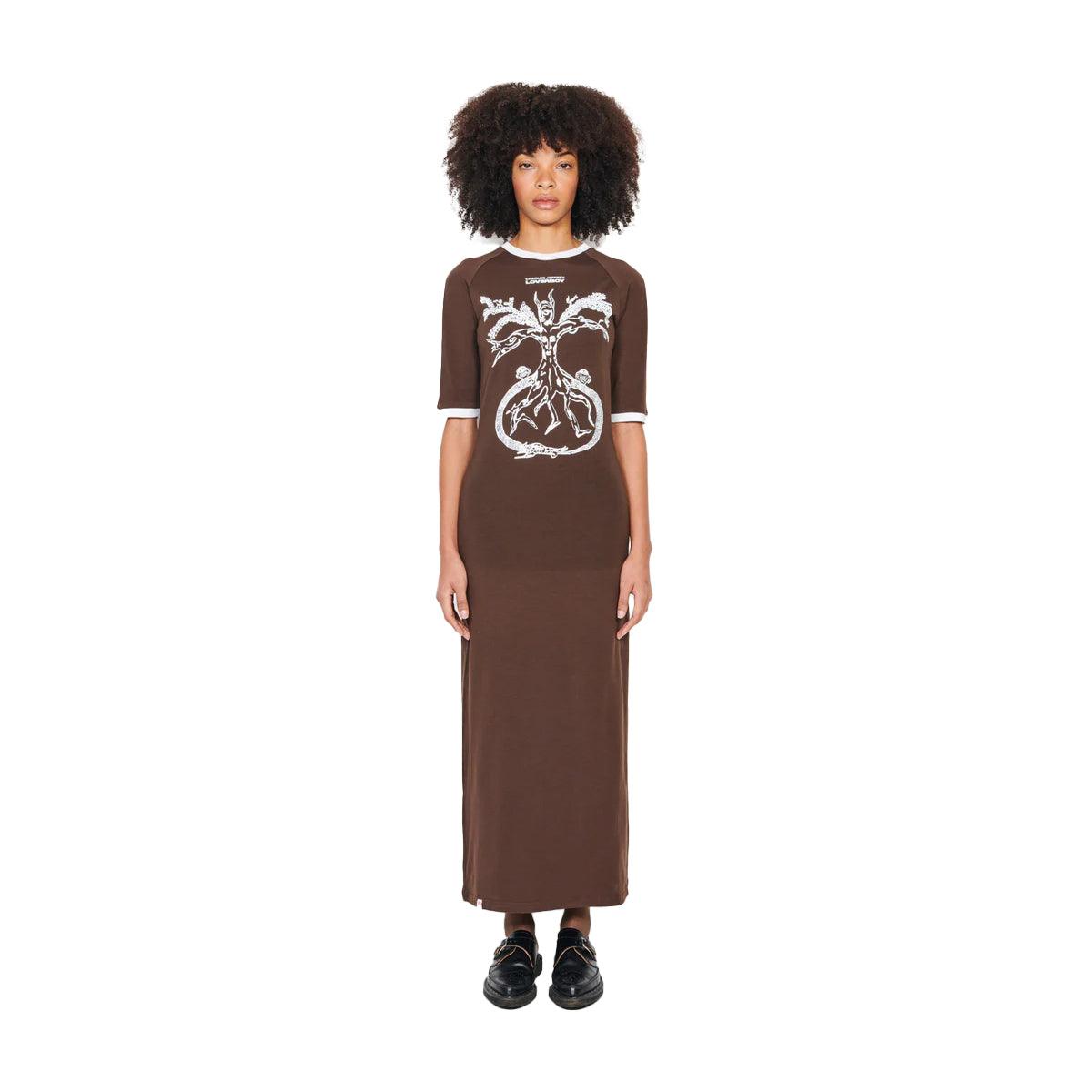 + Shaye Gregan Baby Tee Dress 'Brown'