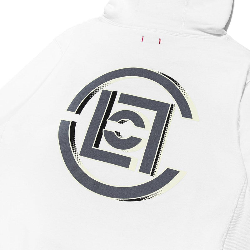 Halftone Logo Hoodie 'White'