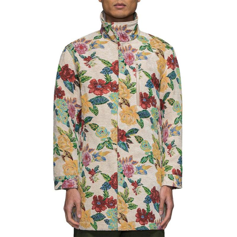 Floral Trench Coat