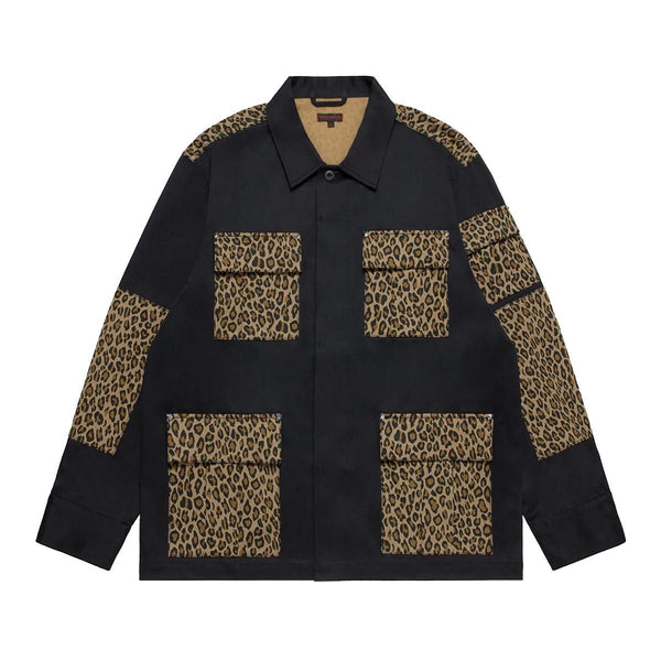 Leopard Army Jacket 'Black'