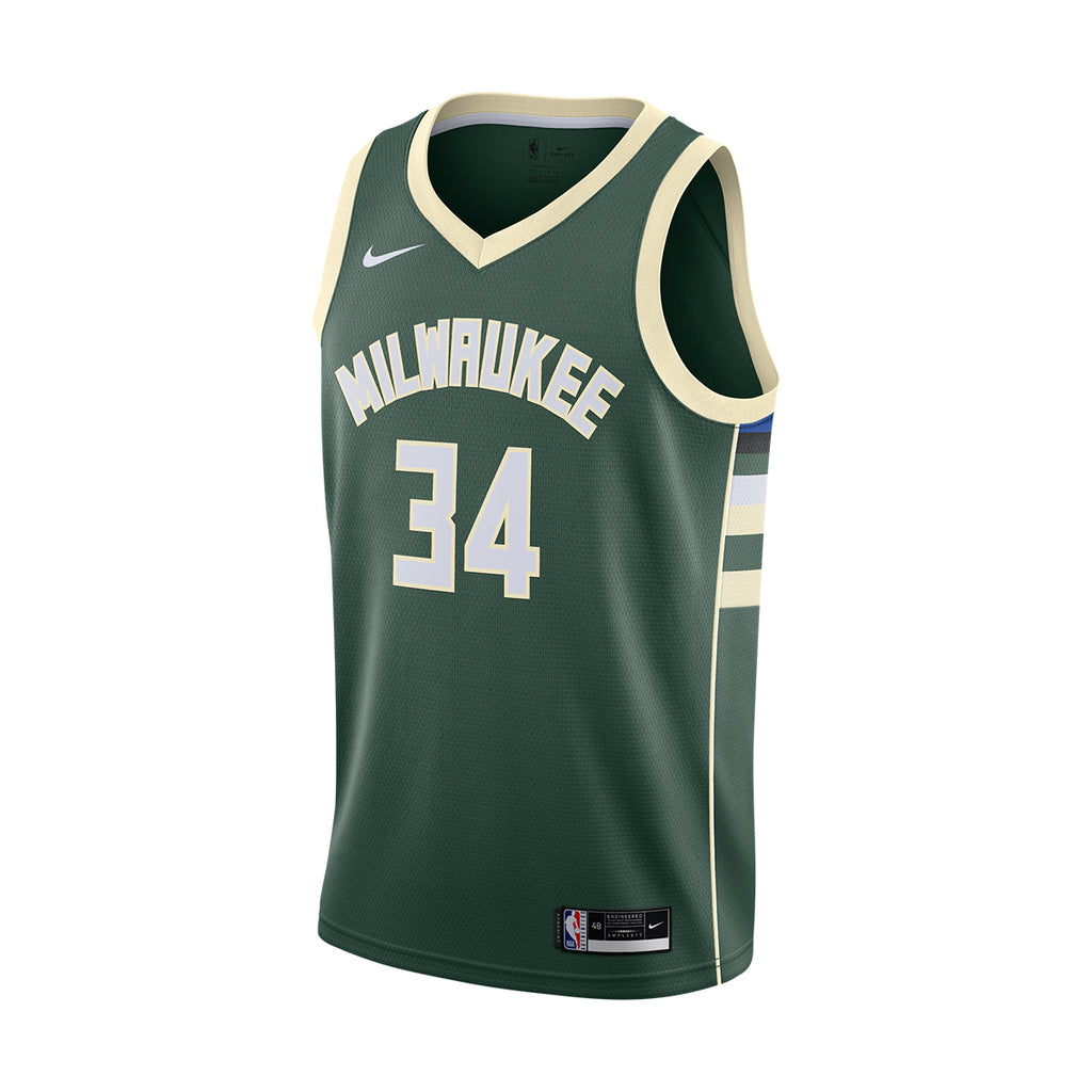 Giannis Antetokounmpo Milwaukee Bucks Jersey Green - Burned Sports