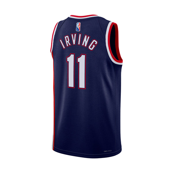 Kyrie irving jersey, retro basketball uniform, nBa nets 11# summer sports  jersey, brooklyn basketball shirt, classic embroidery top, breathable and  abrasion-resistant, boys' and men's fan jersey, platinum-S : :  Fashion