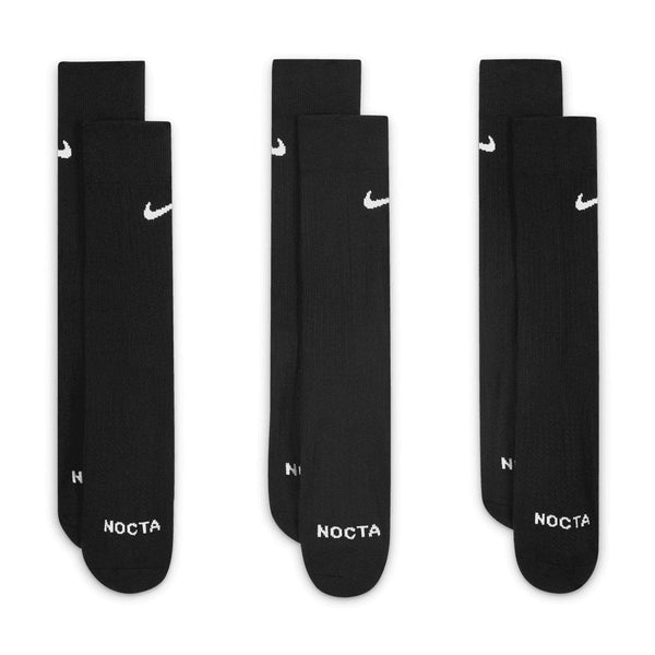 + NOCTA Crew Socks 3-Pack 'Black'