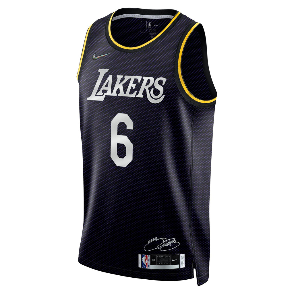 Los Angeles Lakers LeBron James 75th Icon Edition Nike Swingman Jersey Size  M,L