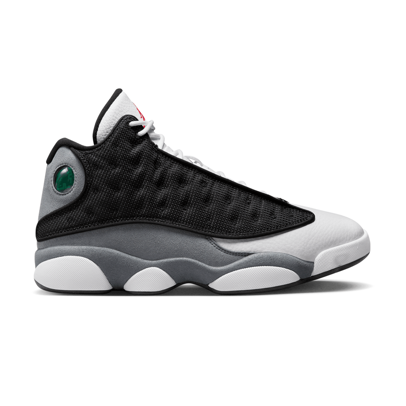 Air Jordan 13 Retro Grey Toe Men's Shoe  - White/Black/True Red/Cement Grey - 9.5