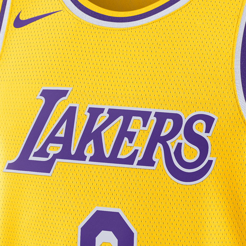 Los Angeles Lakers Nike Men's Dri-Fit NBA Swingman Jersey in White, Size: XS | DO9448-101