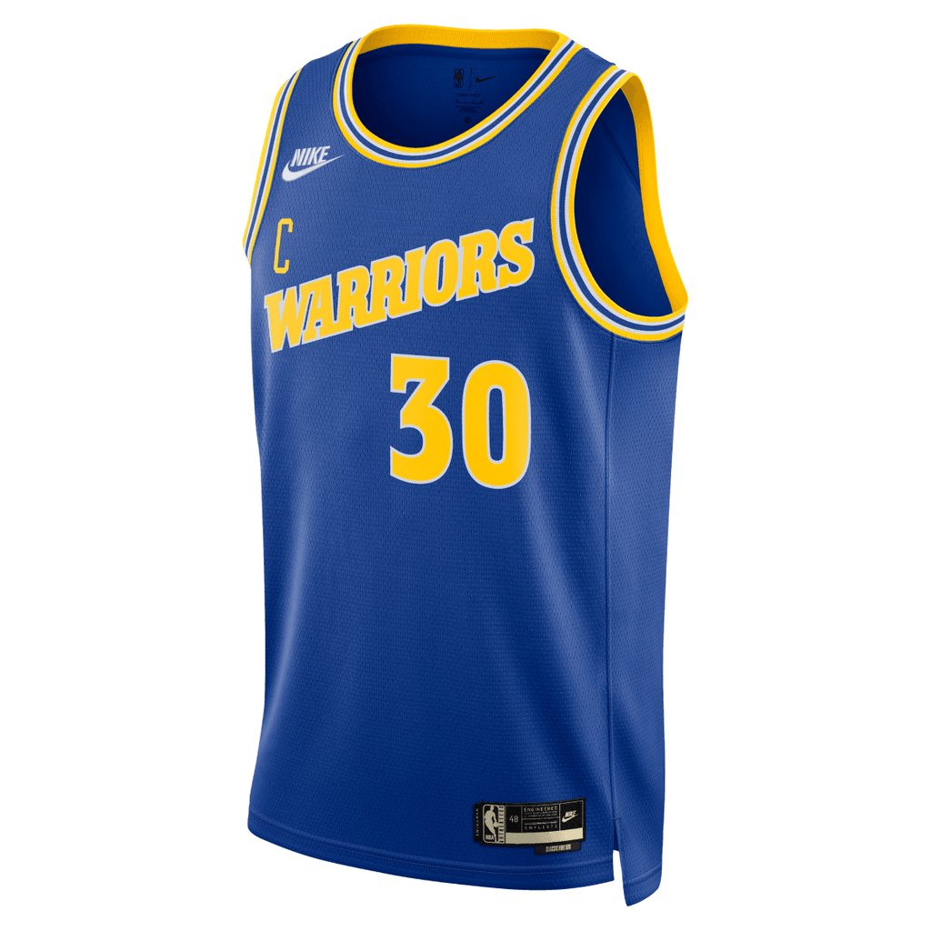 Youth Golden State Warriors Stephen Curry Nike Yellow Hardwood Classics  Swingman Player Jersey - The City Classic Edition