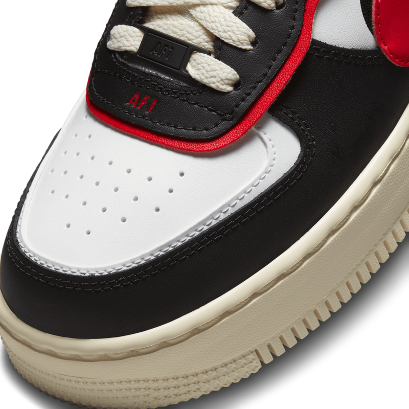 Nike air force 1 black university red Clearance