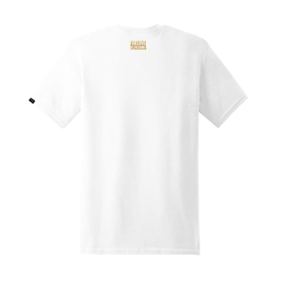 Titan Logo Tee - White/Metallic Gold