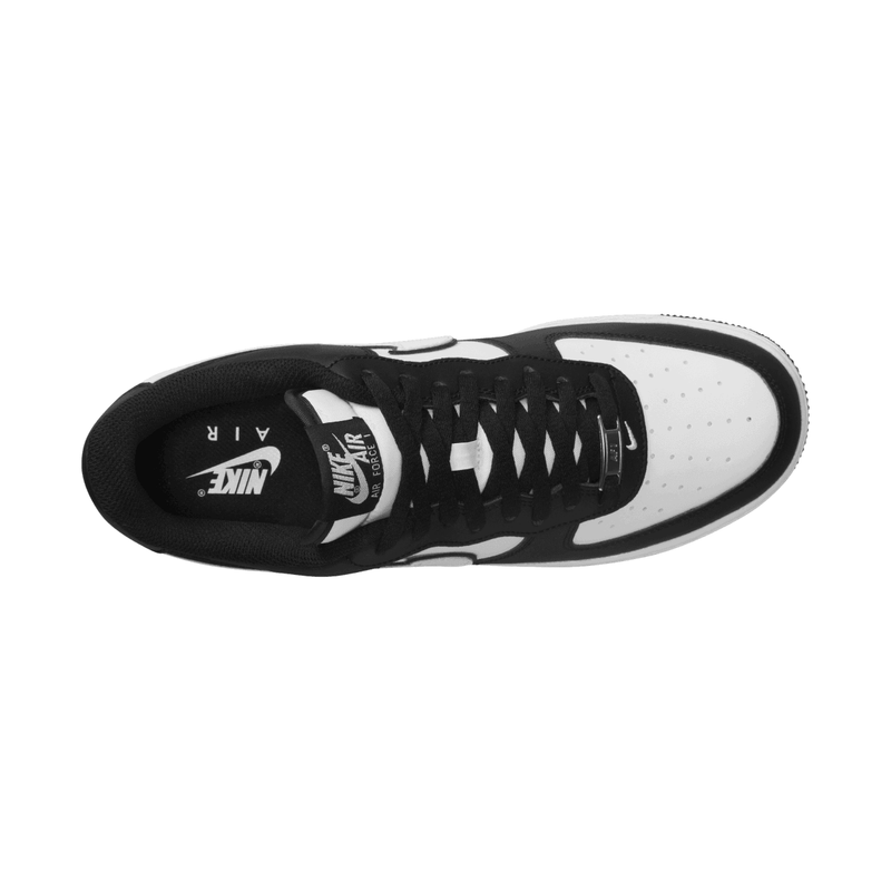 Air force one 2025 shoes black and white