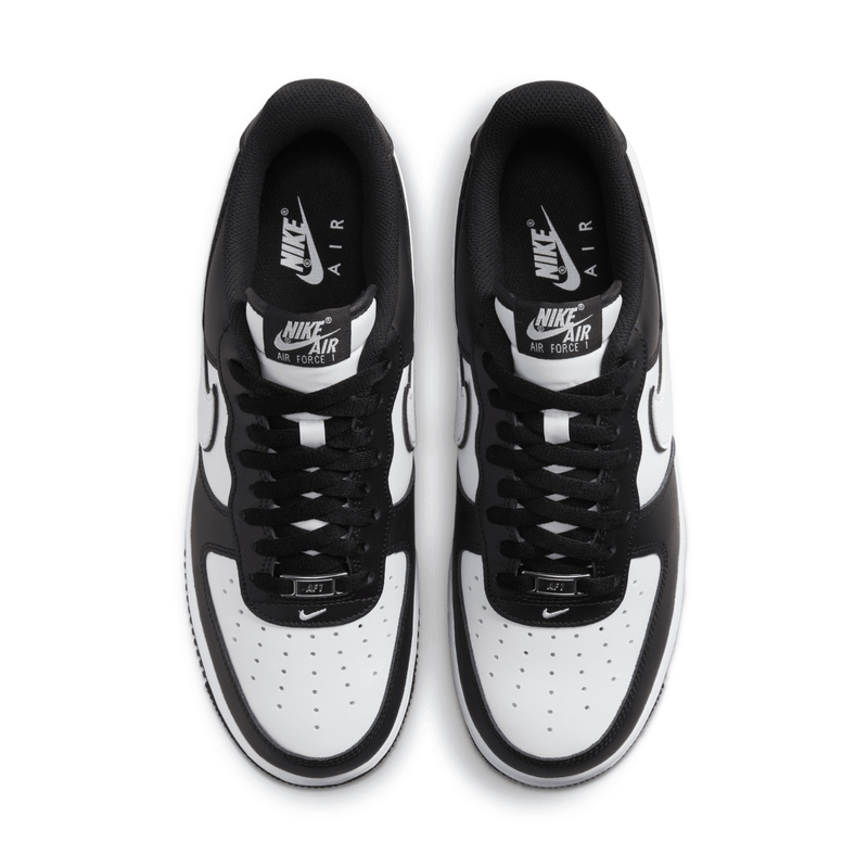 Air force one 2025 shoes black and white