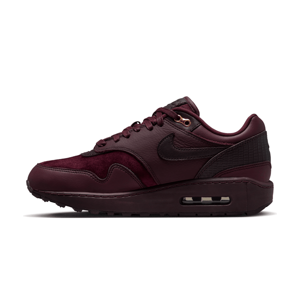 Nike air max 1 essential burgundy Clearance