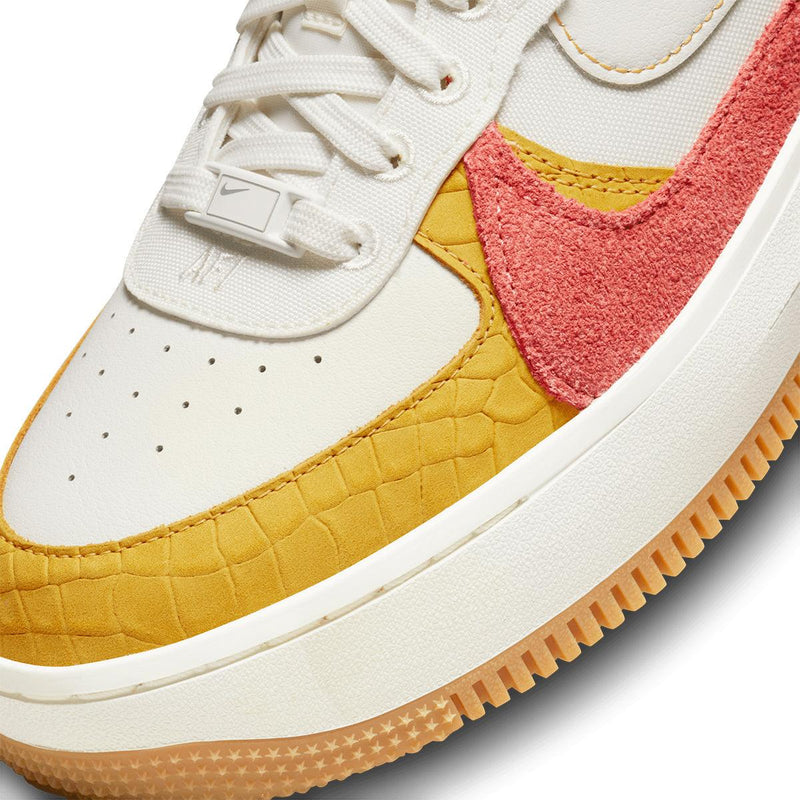 (WMNS) Nike Air Force 1 PLT.AF.ORM LV8 'Yellow Ochre Magic Ember' DX3209-133