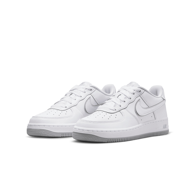 Nike air force 1 black white wolf grey Clearance