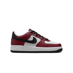 Nike Air Force 1 LV8 Team Red Black Grade School Lifestyle Shoes