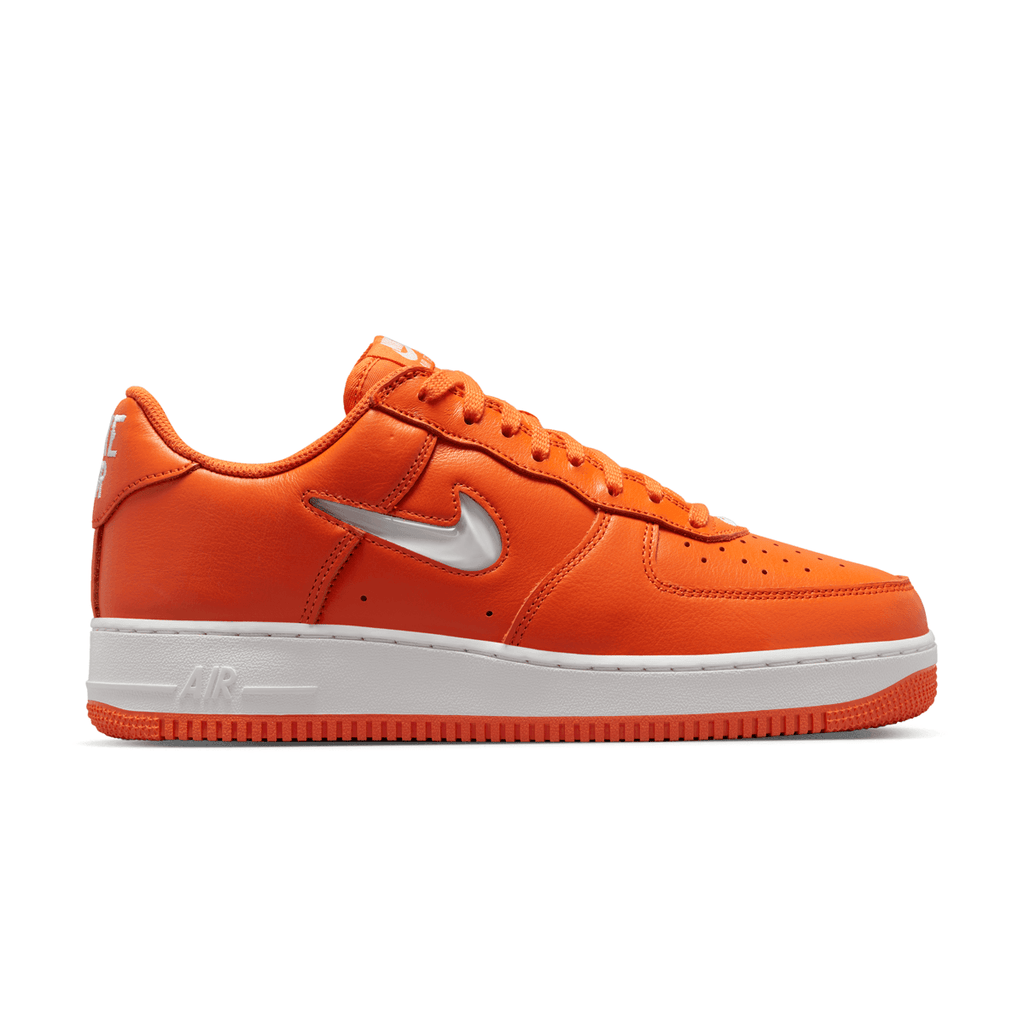 Nike air force 1 with best sale orange